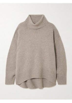 Arch4 - World's End Oversized Cashmere Turtleneck Sweater - Neutrals - xx small,x small,small,medium,large,x large