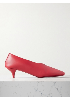 ST. AGNI - Soft Glove Leather Pumps - Red - IT35,IT36,IT37,IT38,IT39,IT40,IT41,IT42