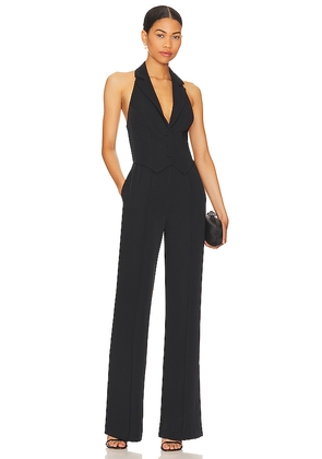Lovers and Friends Elena Jumpsuit in Black. Size L. Also in M, S, XS.