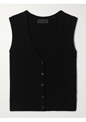 Nili Lotan - Porter Cashmere Vest - Black - x small,small,medium,large,x large
