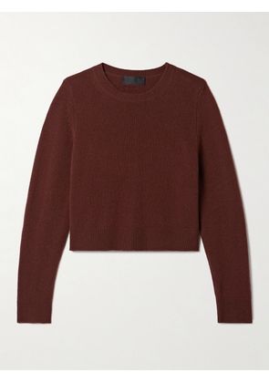Nili Lotan - Venus Cropped Cashmere Sweater - Red - x small,small,medium,large,x large