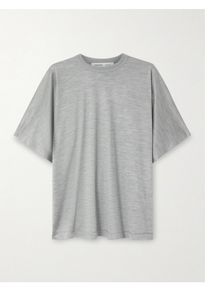 CARVEN - Silk-jersey T-shirt - Gray - x small,small,medium,large,x large