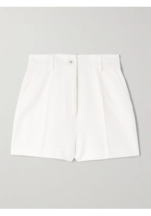 Dolce & Gabbana - Matelassé Shorts - White - IT36,IT38,IT40,IT42,IT44,IT46,IT48,IT50