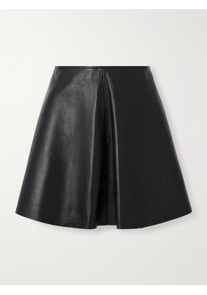 Haikure - Minnie Leather Mini Skirt - Black - 23,24,25,26,27,28,29,30,31,32