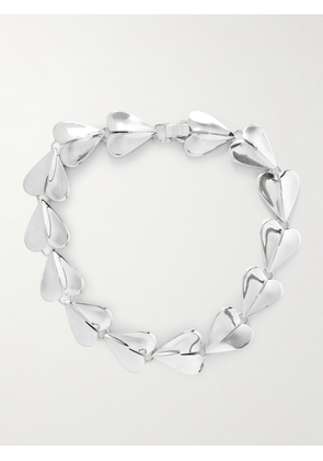 Alaïa - Silver-tone Brass Necklace - One size