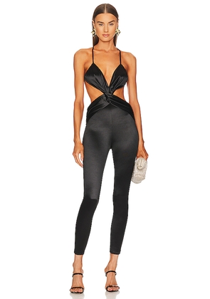 Michael Costello x REVOLVE Zlata Jumpsuit in Black. Size M. Also in XL.