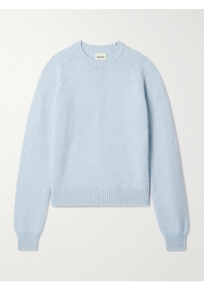 KHAITE - Nera Cashmere Sweater - Blue - x small,small,medium,large,x large