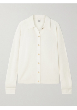 TOTEME - Cashmere Cardigan - White - x small,small,medium,large,x large