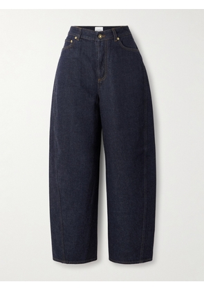 Givenchy - Cropped High-rise Barrel-leg Jeans - Blue - 24,25,26,27,28,29,30