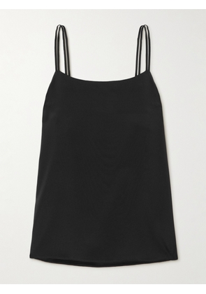 Max Mara - Kansas Silk-blend Crepe Top - Black - UK 4,UK 6,UK 8,UK 10,UK 12,UK 14,UK 16,UK 18