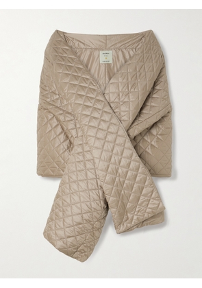 Max Mara - The Cube Susanna Quilted Shell Scarf - Neutrals - One size