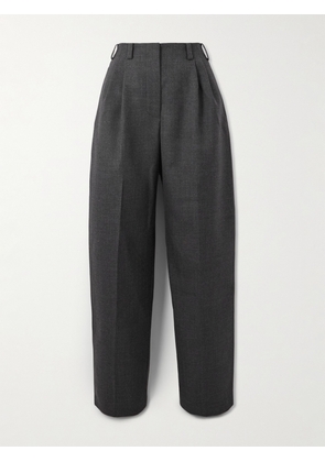 Givenchy - Pleated Wool Tapered Pants - Gray - FR 34,FR 36,FR 38,FR 40,FR 42,FR 44