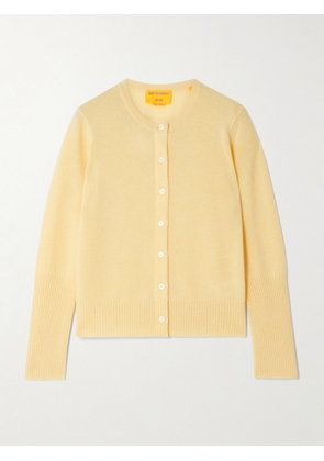 Guest In Residence - Jane Cashmere Cardigan - Yellow - x small,small,medium,large,x large