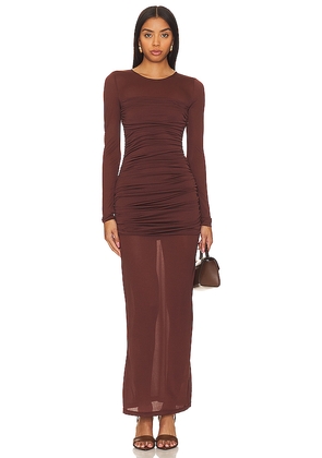 L'Academie Alma Dress in Brown. Size M. Also in S.