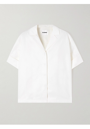 Jil Sander - Cotton-poplin Shirt - Off-white - FR 34,FR 36,FR 38,FR 40,FR 42,FR 44