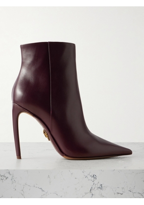 Dolce & Gabbana - Devotion Leather Ankle Boots - Burgundy - IT36,IT36.5,IT37,IT37.5,IT38,IT38.5,IT39,IT39.5,IT40,IT41