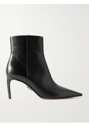 Dolce & Gabbana - Devotion Leather Ankle Boots - Black - IT35,IT36,IT36.5,IT37,IT37.5,IT38,IT38.5,IT39,IT39.5,IT40,IT40.5,IT41