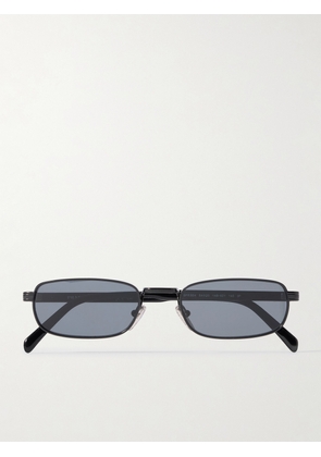 Prada Eyewear - Rectangle-frame Metal Sunglasses - Black - One size