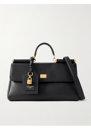 Dolce & Gabbana - My Sicily Leather Shoulder Bag - Black - One size
