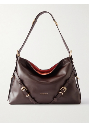 Givenchy - Voyou Medium Leather Shoulder Bag - Brown - One size
