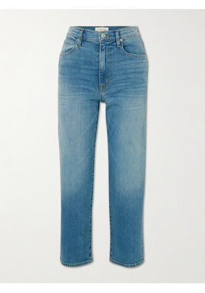 SLVRLAKE - London Cropped High-rise Straight-leg Jeans - Blue - 23,24,25,26,27,28,29,30,31,32