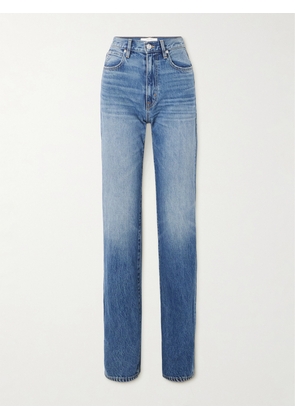 SLVRLAKE - London Turn Up High-rise Straight-leg Jeans - Blue - 23,24,25,26,27,28,29,30,31,32