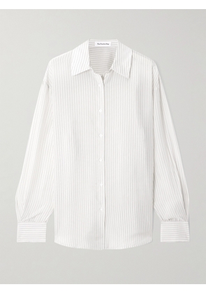 The Frankie Shop - Peri Oversized Striped Oxford Shirt - White - XS,S,M,L,XL
