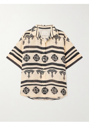 Johanna Ortiz - La Creciente Printed Linen Shirt - Multi - US0,US2,US4,US6,US8,US10,US12