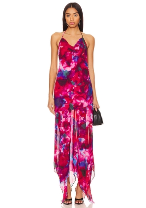 Lovers and Friends Phoenix Maxi Dress in Fuchsia. Size S. Also in XS, M.