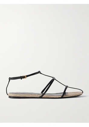 KHAITE - Cage Leather Sandals - Black - IT36,IT36.5,IT37,IT37.5,IT38,IT38.5,IT39,IT39.5,IT40,IT40.5,IT41