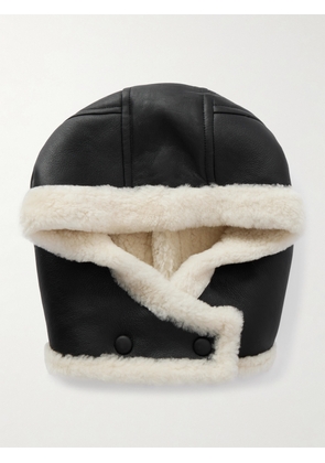 Yves Salomon - Shearling Hood - Black - One size