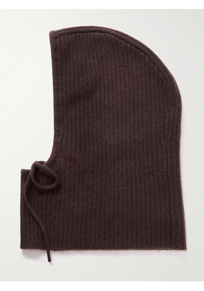 Yves Salomon - Ribbed Cashmere Snood - Brown - One size