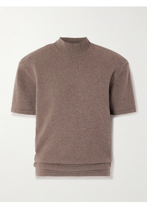 Jacquemus - Castagna Wool And Cashmere-blend Turtleneck Sweater - Brown - FR 32,FR 34,FR 36,FR 38,FR 40,FR 42,FR 44