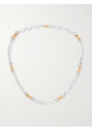 Laura Lombardi - Centa Rhodium- And Gold-plated Necklace - Silver - One size