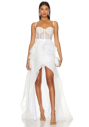 Katie May Mcbeath Gown in Ivory. Size M. Also in XS.