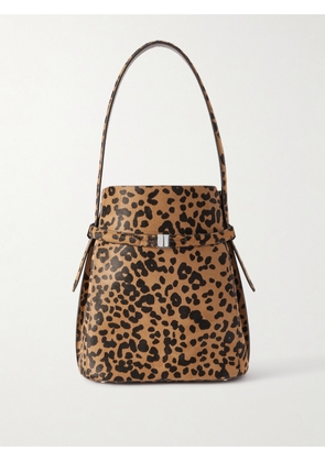 TOTEME - Belted Leopard-print Cow Hair Tote - Animal print - One size