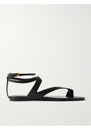 KHAITE - Aimee Leather Sandals - Black - IT36,IT36.5,IT37,IT37.5,IT38,IT38.5,IT39,IT39.5,IT40,IT40.5,IT41