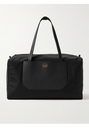 KHAITE - Sage Textured Leather-trimmed Shell Duffle Bag - Black - One size