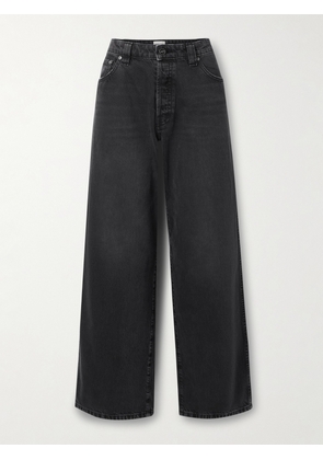 KHAITE - Winslow Mid-rise Straight-leg Jeans - Black - 24,25,26,27,28,29,30,31,32