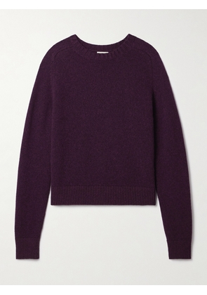 KHAITE - Nera Cashmere Sweater - Burgundy - x small,small,medium,large,x large