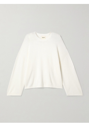 KHAITE - Darcy Merino Wool Sweater - White - x small,small,medium,large,x large