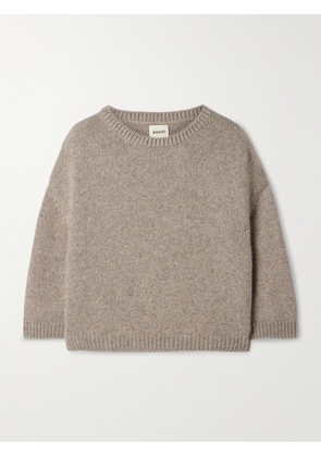 KHAITE - Sabina Cashmere Sweater - Brown - x small,small,medium,large,x large