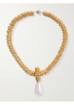 Julietta - Gold-tone Faux Pearl And Swarovski Crystal Necklace - One size