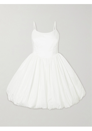 Halfpenny London - May Gathered Taffeta Mini Dress - Ivory - 1,2,3,4,5