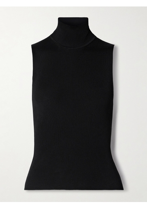KHAITE - Benita Ribbed-knit Turtleneck Top - Black - x small,small,medium,large,x large