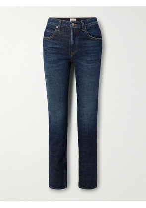 KHAITE - Viv High-rise Slim-leg Jeans - Blue - 24,25,26,27,28,29,30,31,32