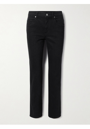 KHAITE - Viv High-rise Slim-leg Jeans - Black - 24,25,26,27,28,29,30,31,32