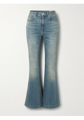 MCQUEEN - High-rise Boot-cut Jeans - Blue - 25,26,27,28,29,30