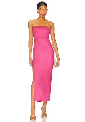 NBD Dream Gown in Fuchsia. Size L. Also in S, M, XL.