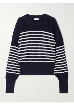 Altuzarra - Tanessa Striped Ribbed Cotton Sweater - Blue - x small,small,medium,large,x large
